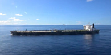 U.S. forces stop a second tanker they say is carrying Iranian oil.