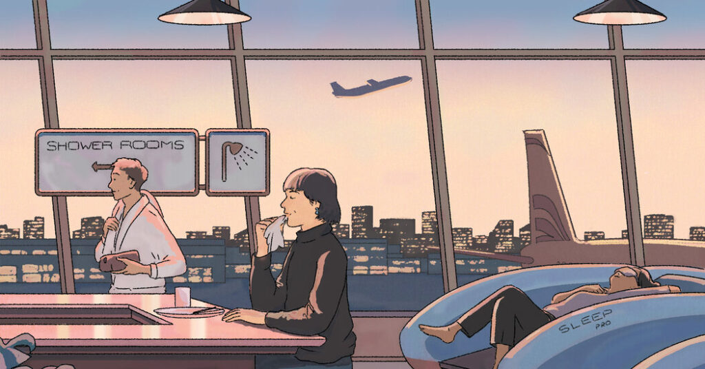 You Don’t Have to Be Filthy Rich to Enjoy an Airport Shower