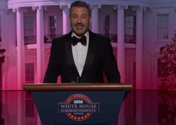 Jimmy Kimmel Roasts Trump at a Mock White House Correspondents’ Dinner