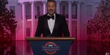 Jimmy Kimmel Roasts Trump at a Mock White House Correspondents’ Dinner