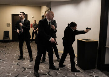 Confusion and Fright Inside the Washington Hilton Ballroom