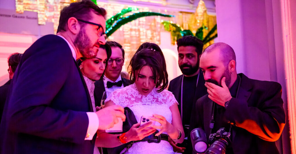 After the Gunfire, the Parties Went On, Uneasily