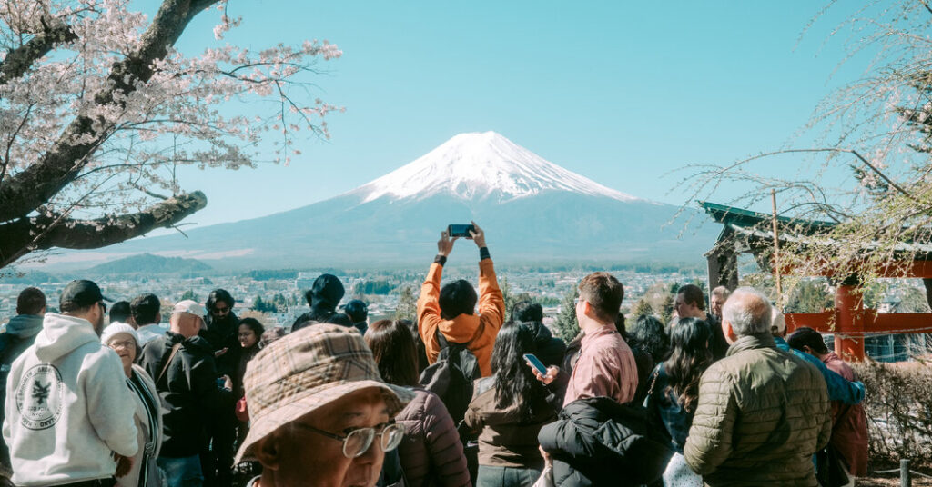 In the Foothills of Mt. Fuji, the Fight Is On Against Unruly Tourists