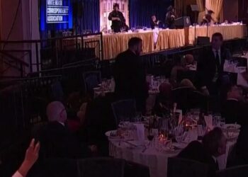 Most Guests Ducked for Cover. This Man Munched on His Burrata Salad.