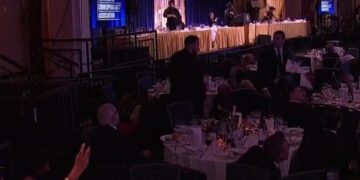 Most Guests Ducked for Cover. This Man Munched on His Burrata Salad.