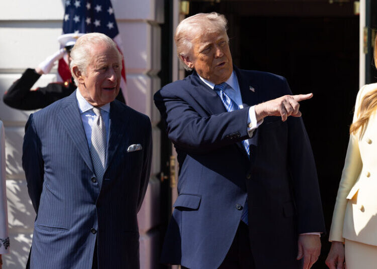 At a Moment of Chaos in Trump’s Washington, the Royals Come to Town