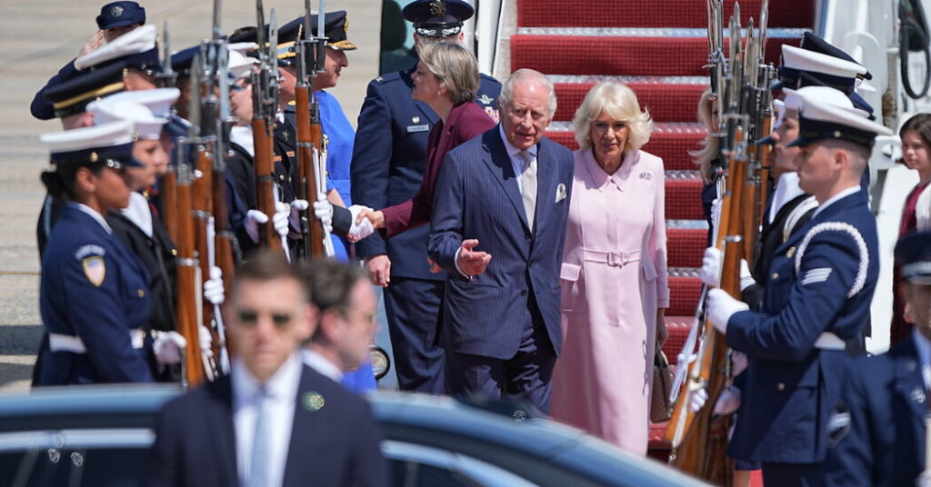 King Charles and Queen Camilla Arrive in the United States