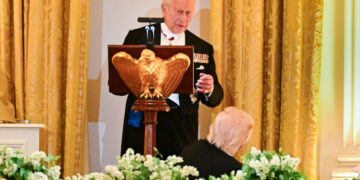 At State Dinner, King Charles Charms the Court of Trump