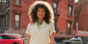 A Work-Wear Staple in Gentle Pastels