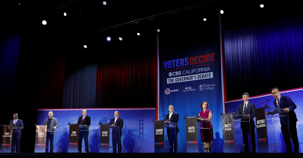 5 Takeaways From the Latest Debate in the California Governor’s Race