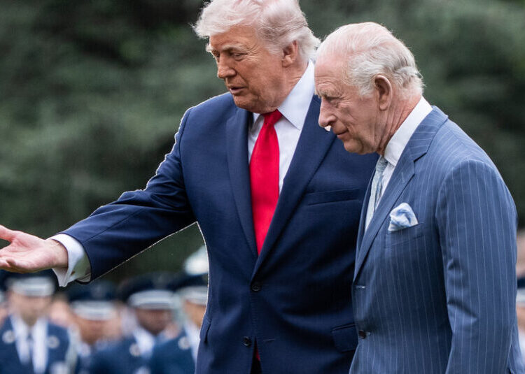 Trump Hosts Charles, a King and, Perhaps, His Cousin