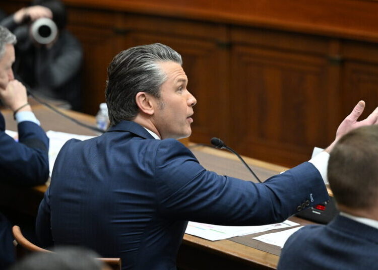 Hegseth Cites Falsehood to Defend His Firing of Senior Officers