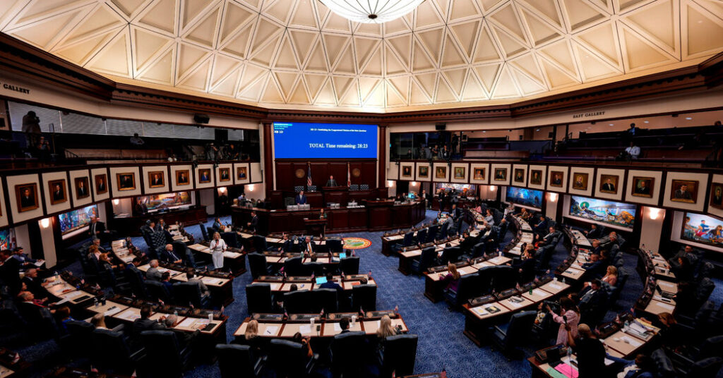 Florida House Approves New Congressional Map in Party-Line Vote