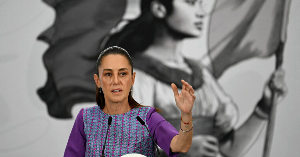 Mexico’s President Faces Perilous Choice After U.S. Indicts Her Ally