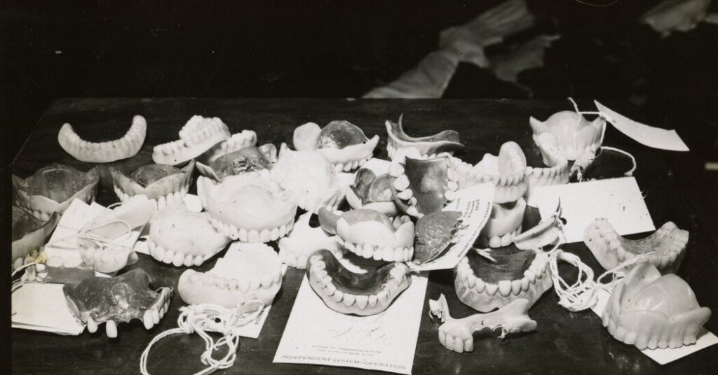 Lost and Found in the Subway: Dentures Galore