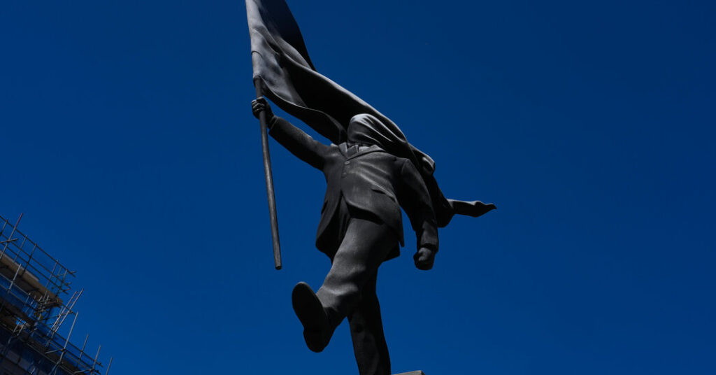 New Banksy Statue Causes Stir in Central London