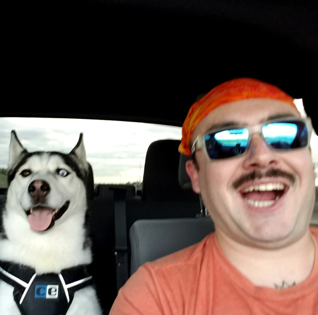 Andrew Beckham says his husky, Maverick, was taken by his house sitter while he was deployed in Japan.