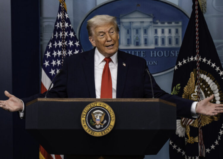 Trump, sounding like Biden, says he deserves more credit