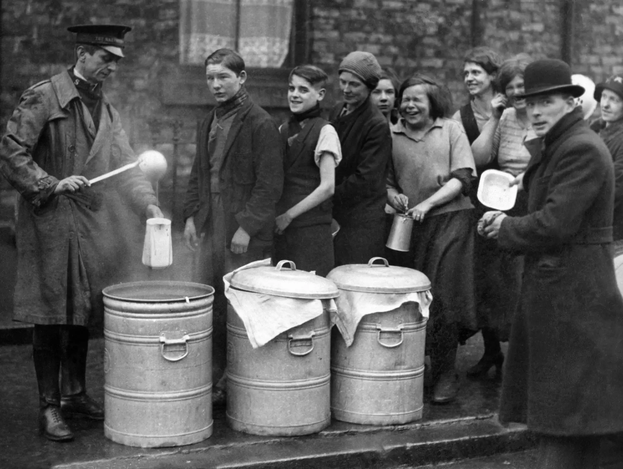 Great Depression soup kitchen