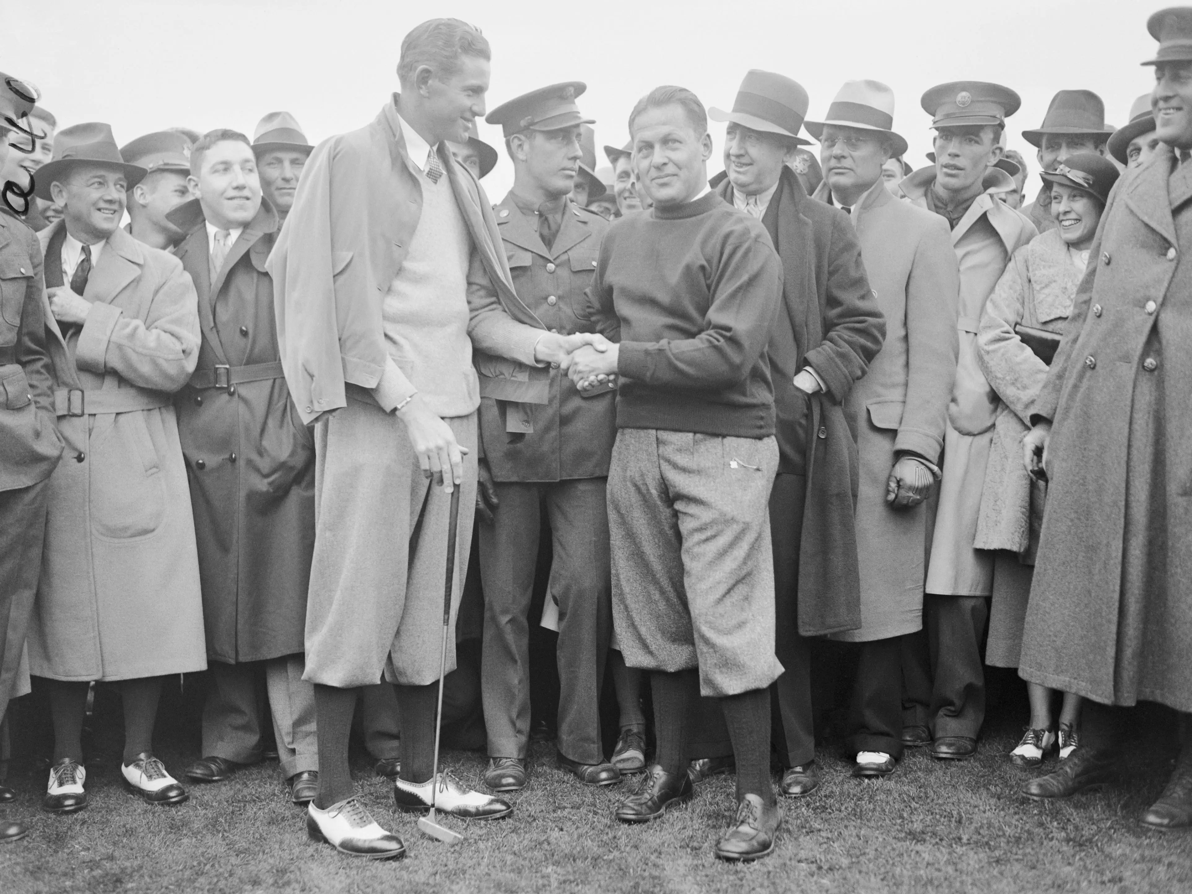 Horton Smith, Bobby Jones, 1934 Masters