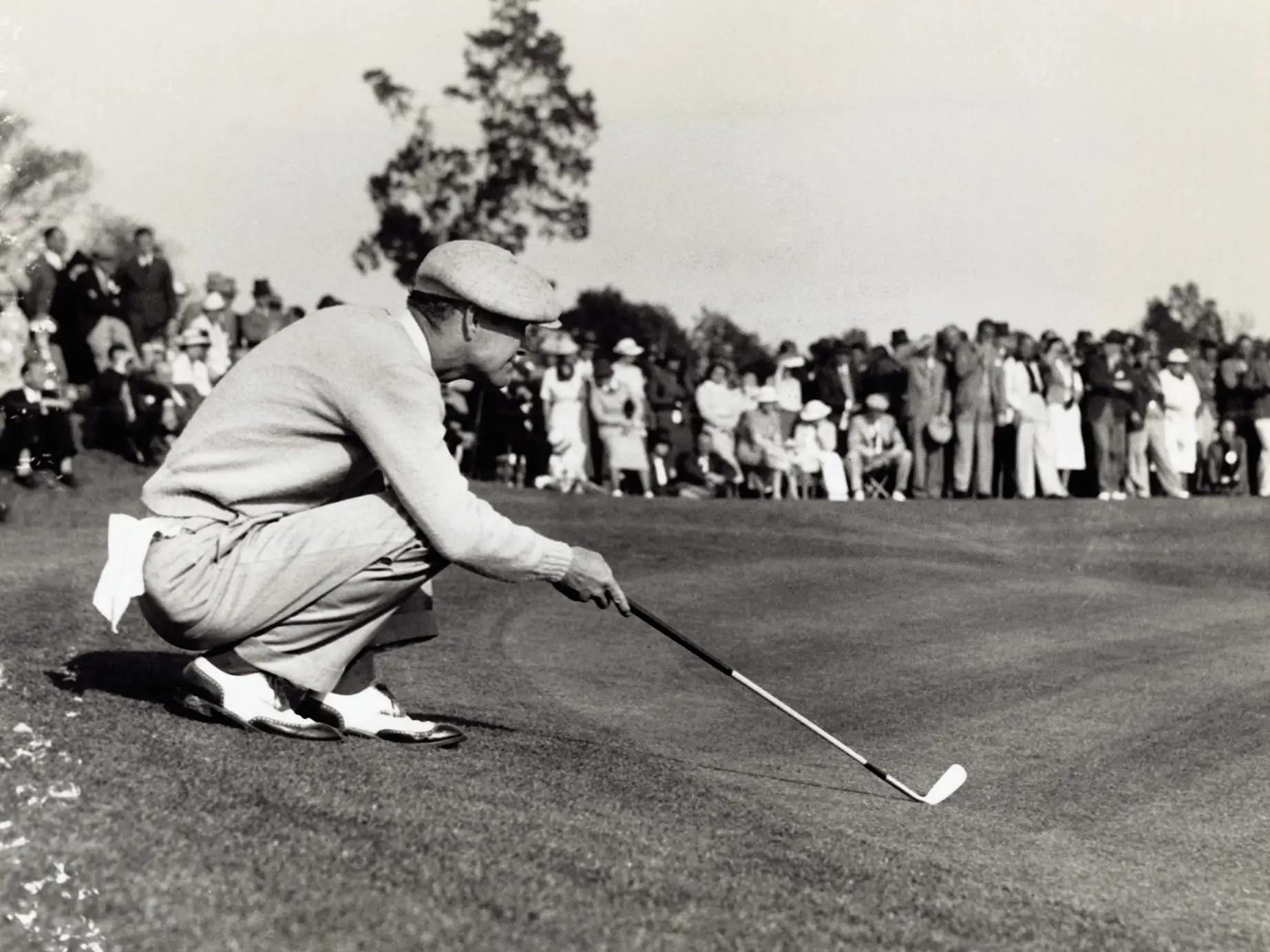 Byron Nelson 18th green Masters 1937