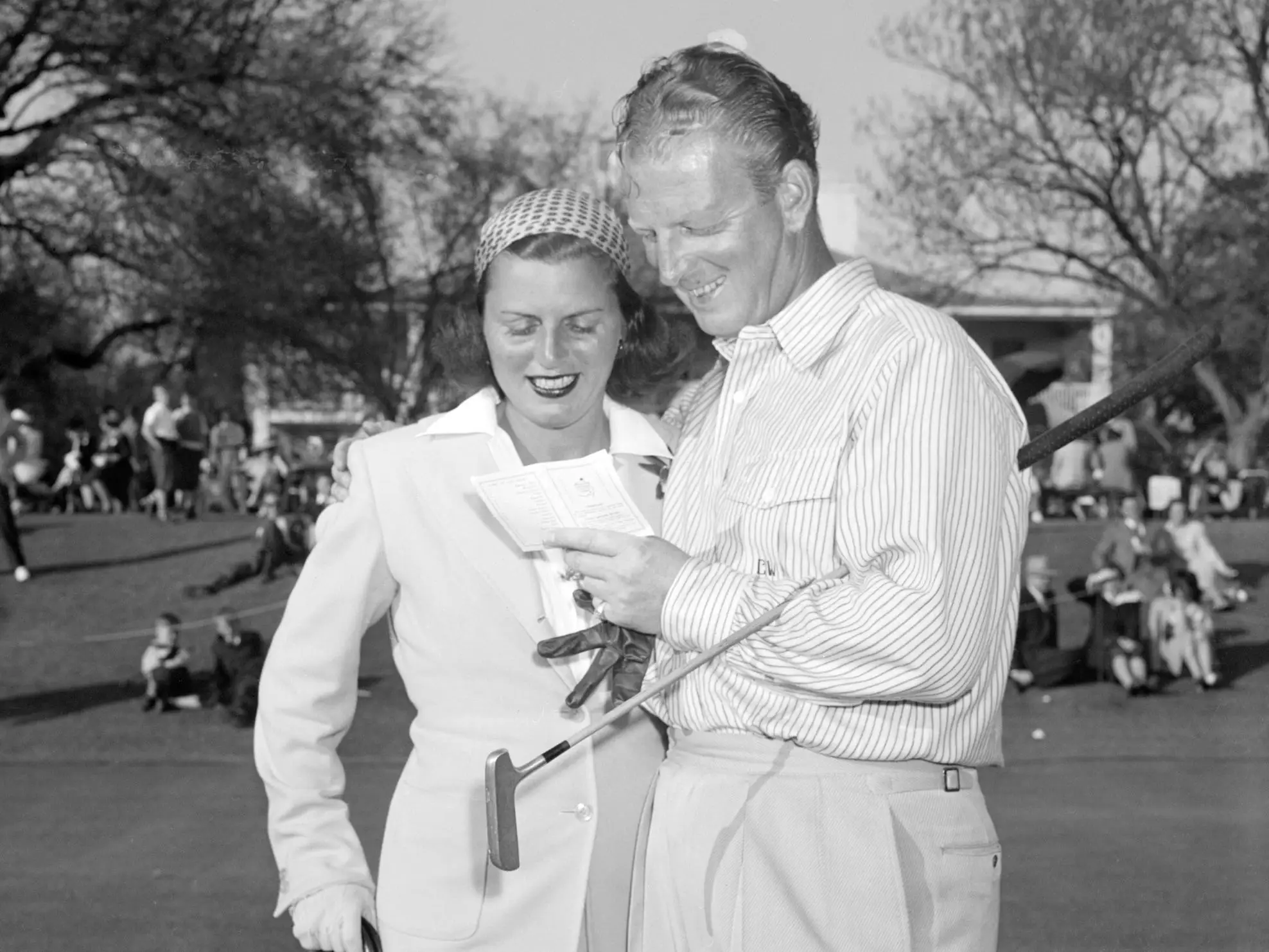 Craig Wood and his wife, 1941 Masters