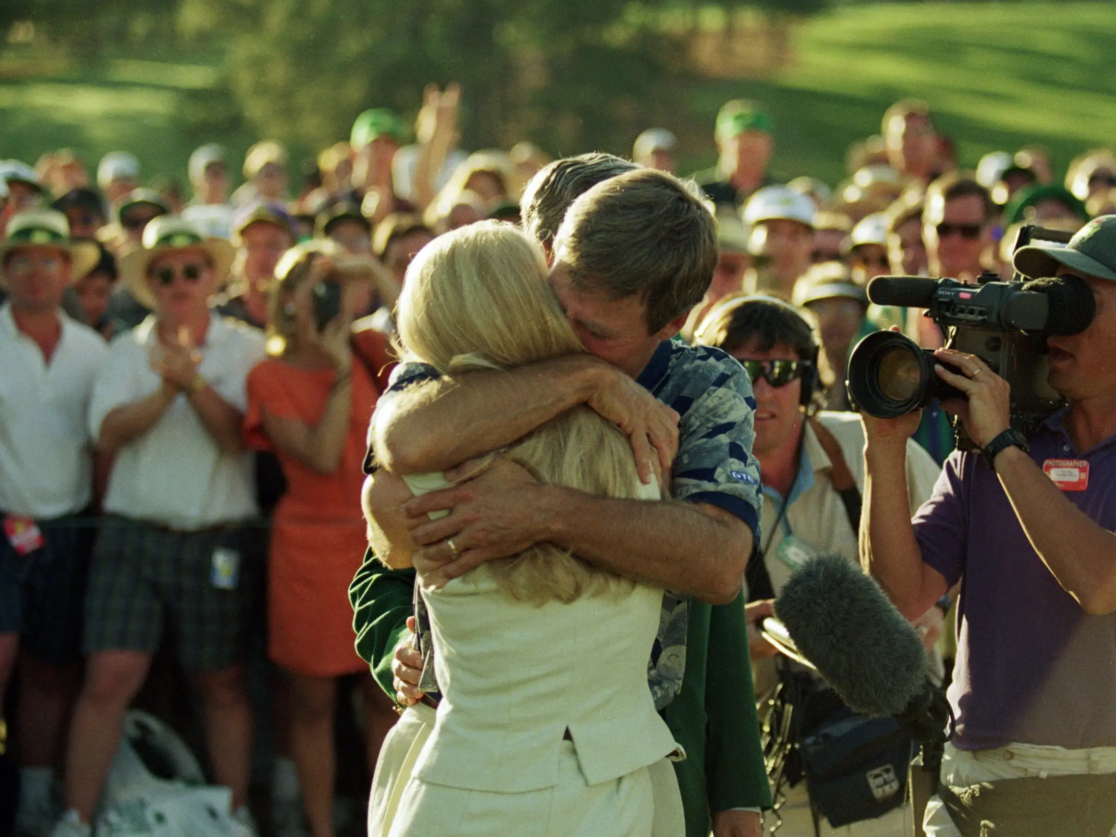 Ben Crenshaw after 1995 Masters win
