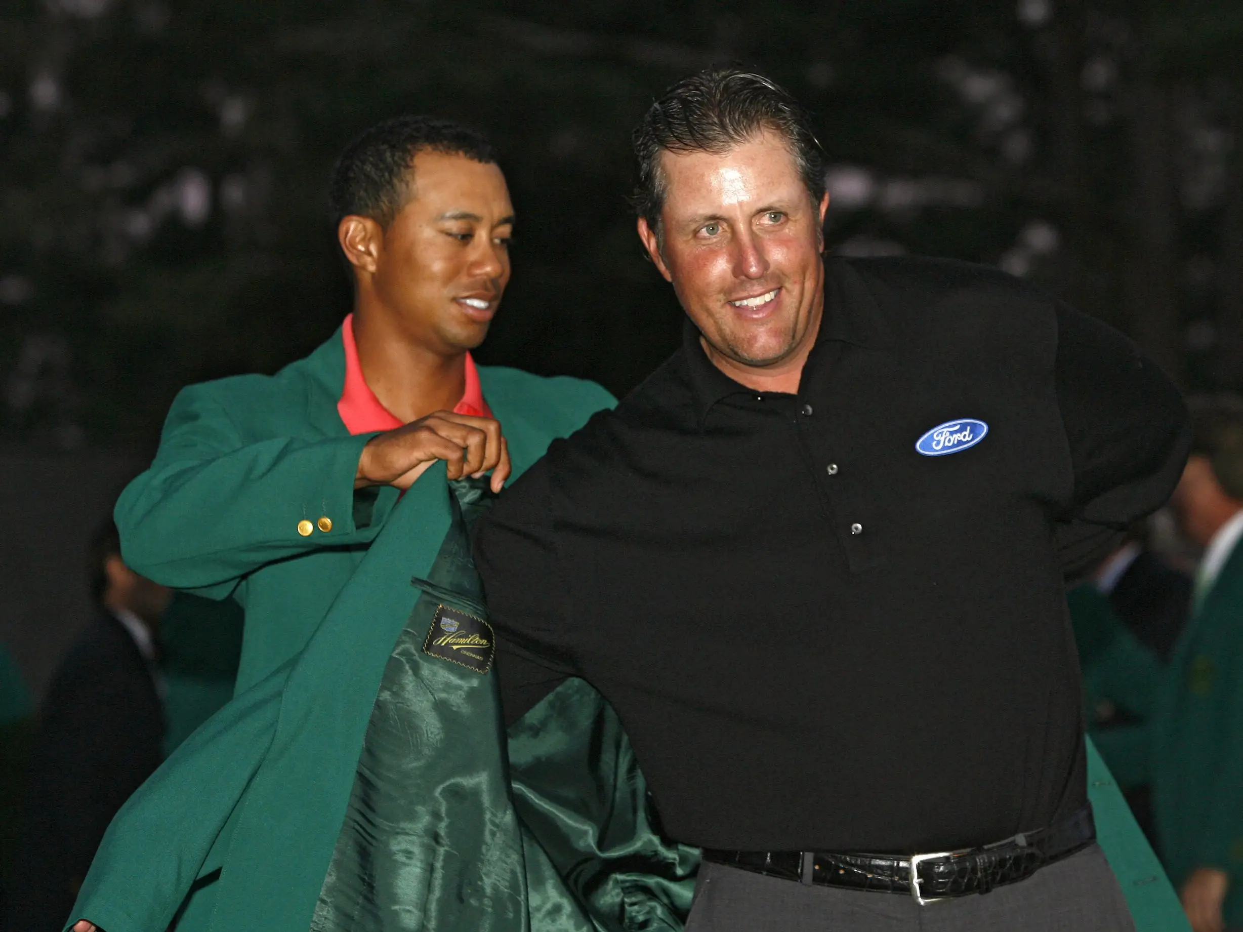 Phil Mickelson, Tiger Woods, 2006 Masters
