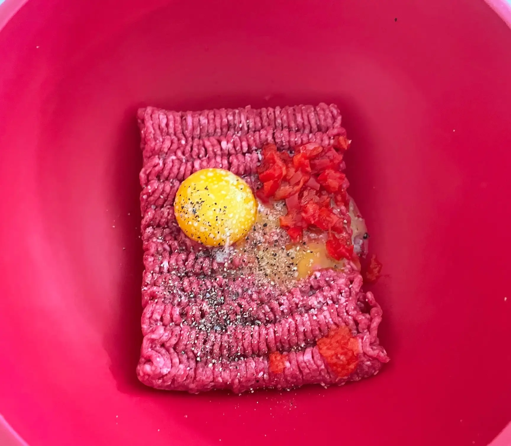 Making the patties for Gordon Ramsay's Burger