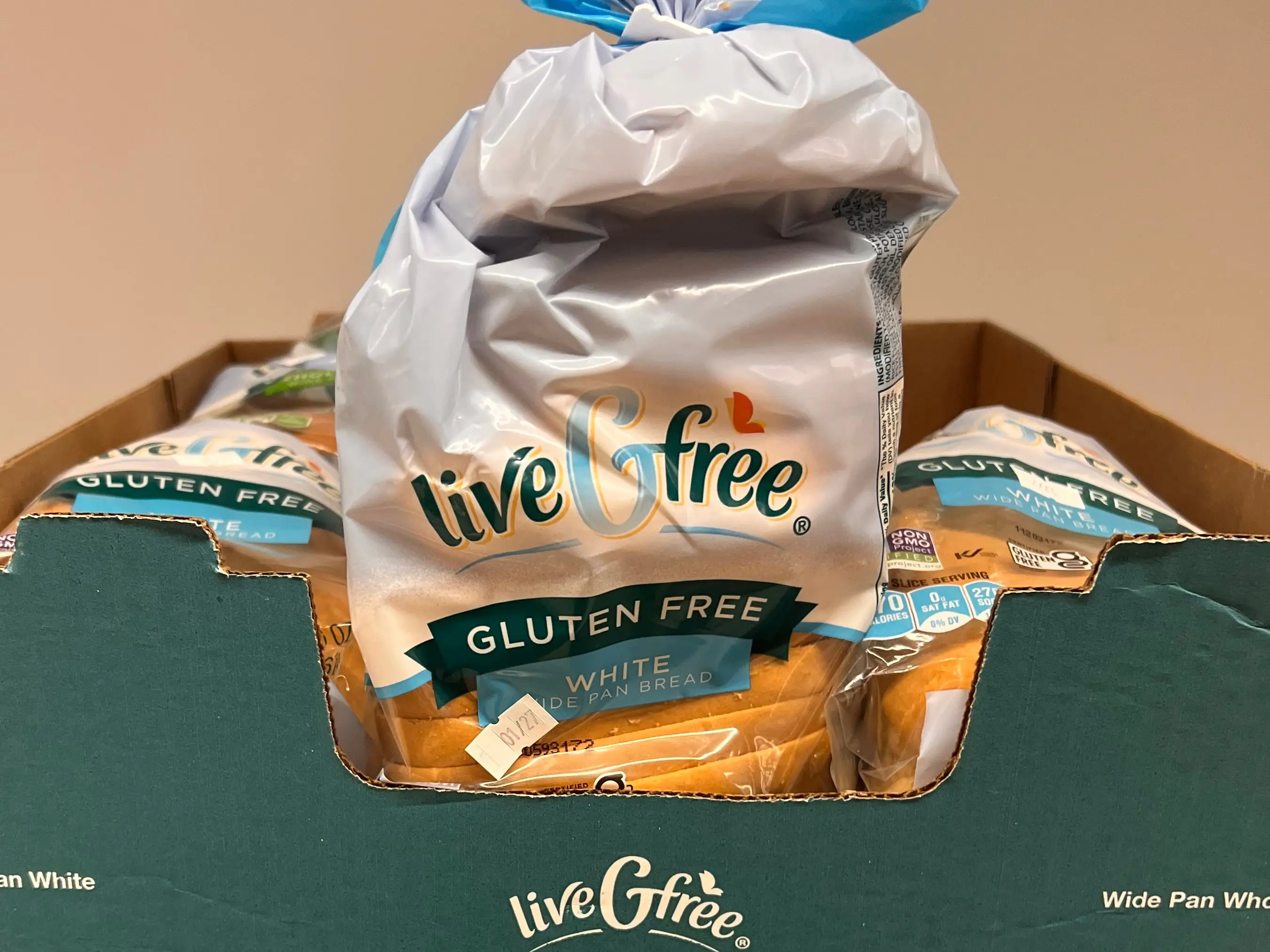 Live G Free gluten-free bread at Aldi