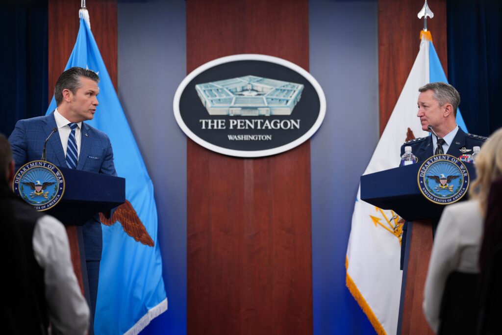 Hegseth, Caine strike different tones on Iran ceasefire