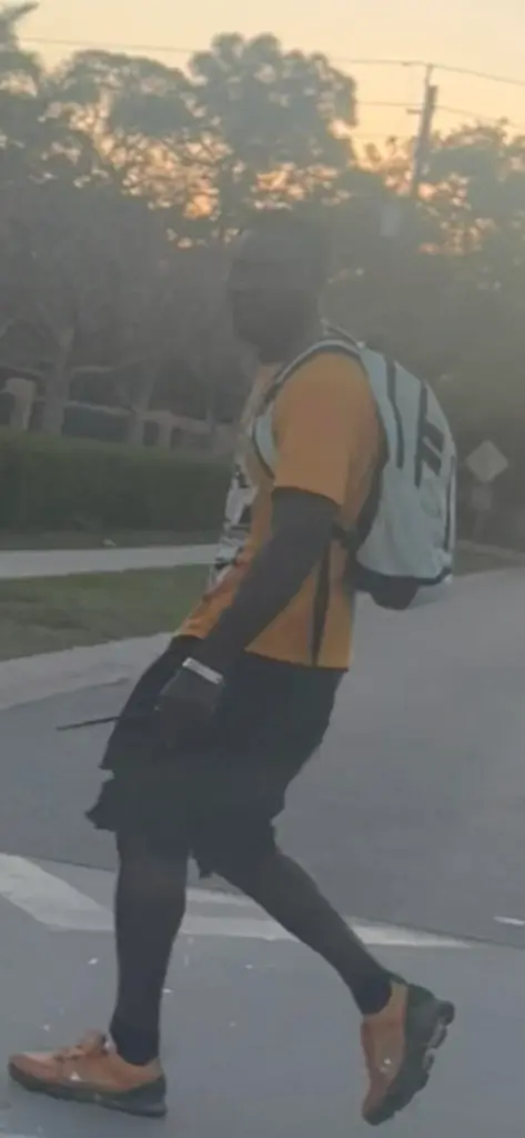 Joachim was spotted walking on the streets before the attack.