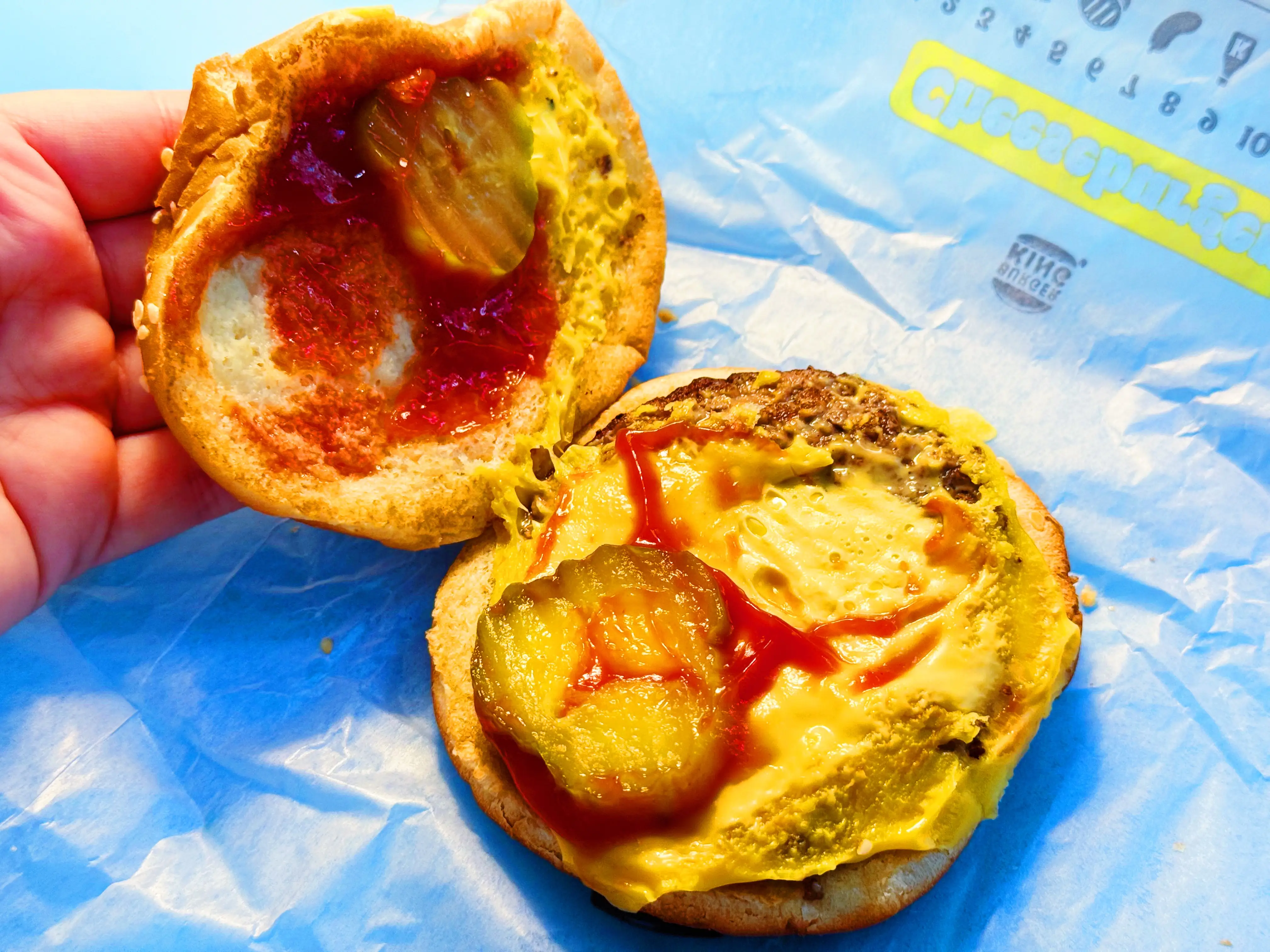 burger king cheeseburger