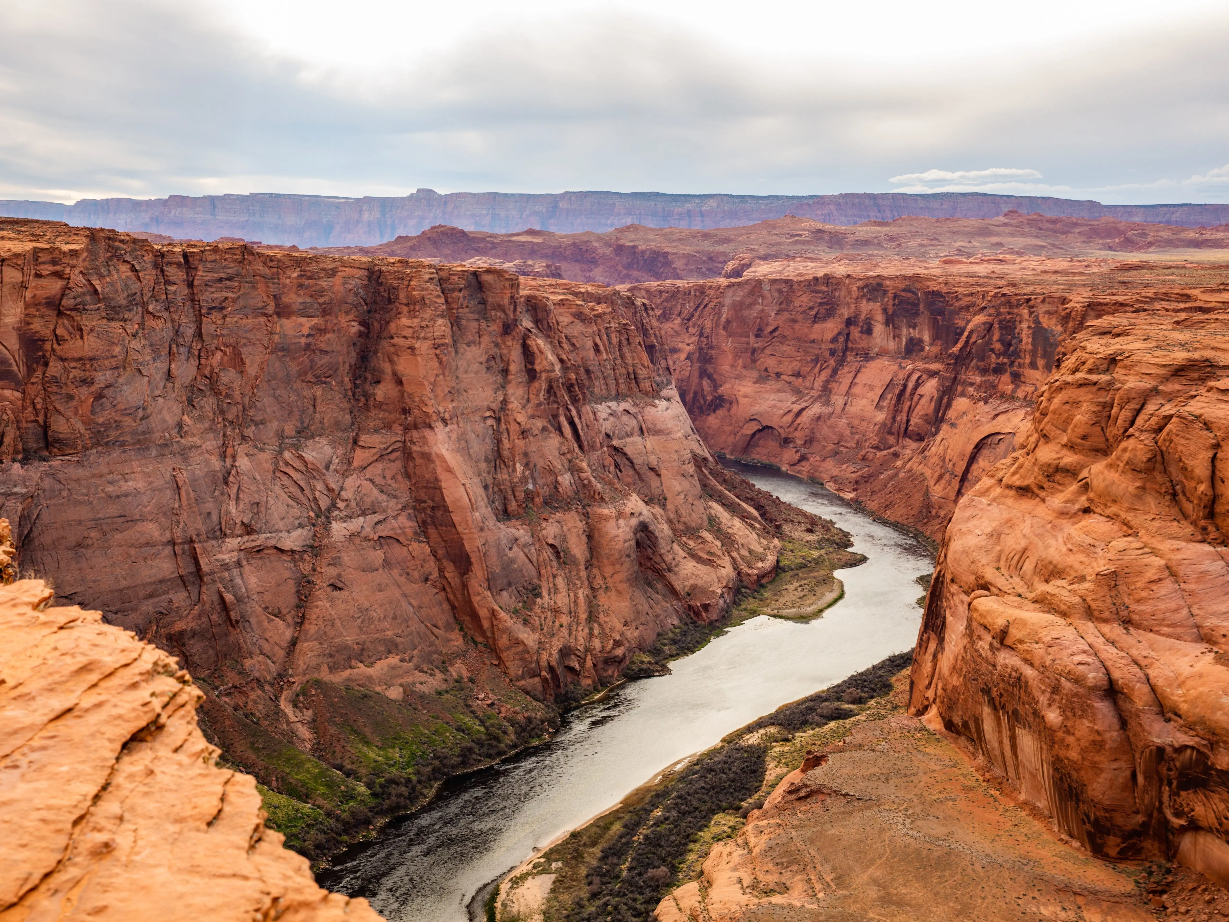 An aerial view of Grand Canyon National Park.