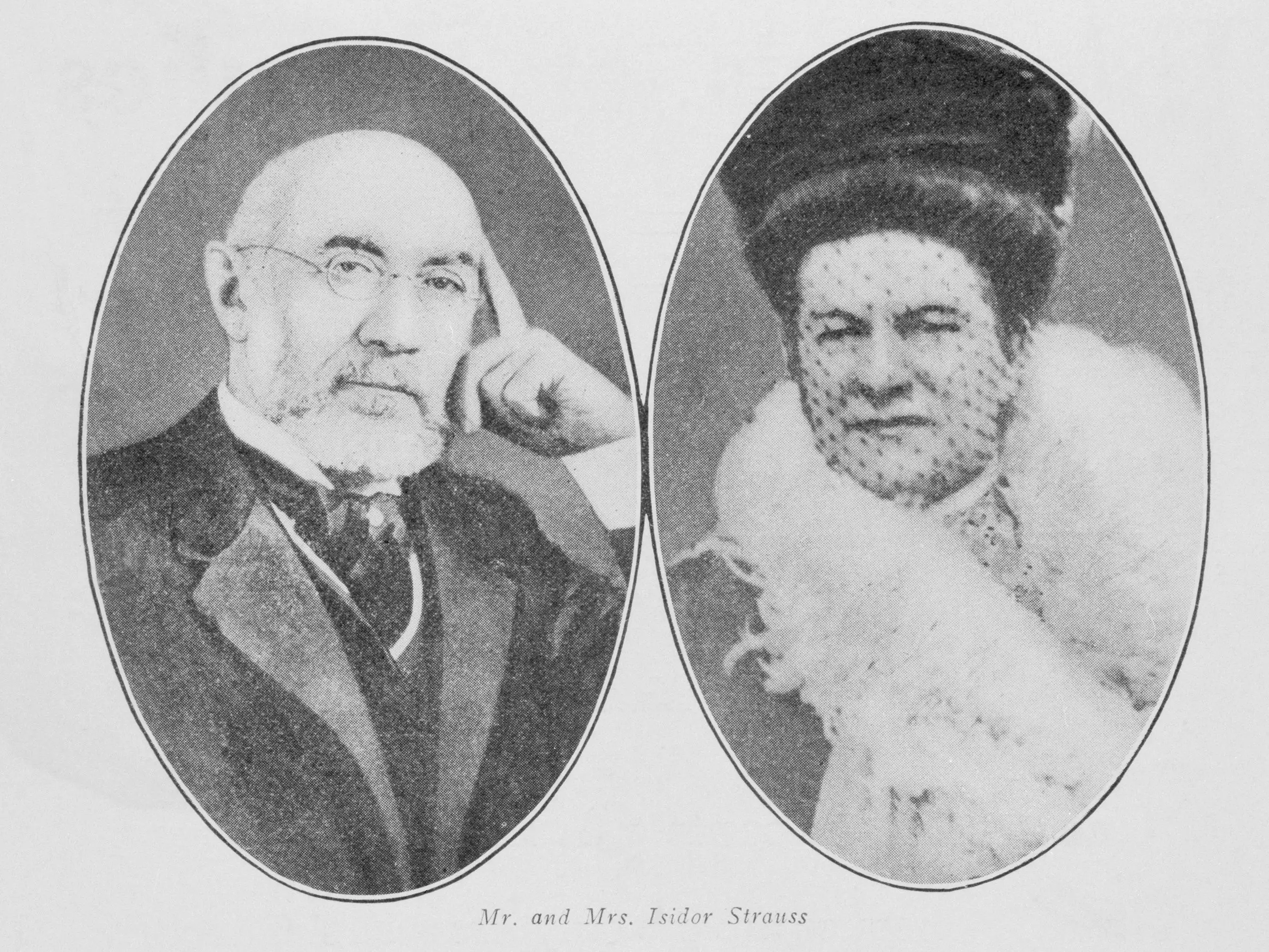 Isidor and Ida Straus.