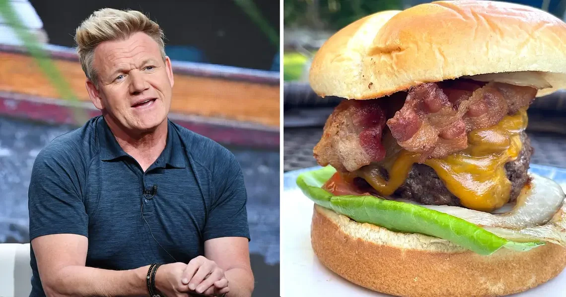 I made Gordon Ramsay’s ‘perfect’ 10-minute burger, and it tasted restaurant-worthy