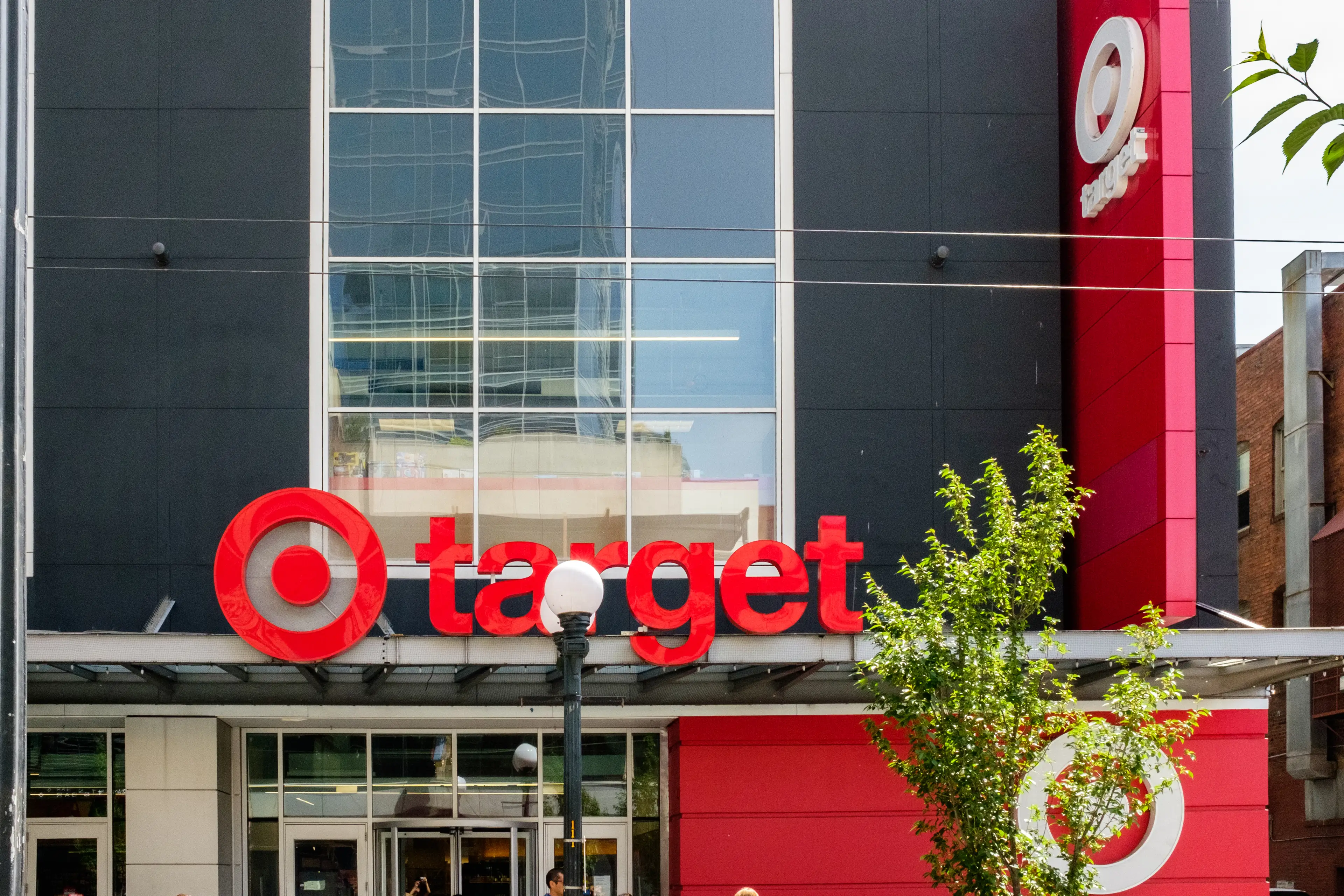 A close-up of the outside of a target in Seattle