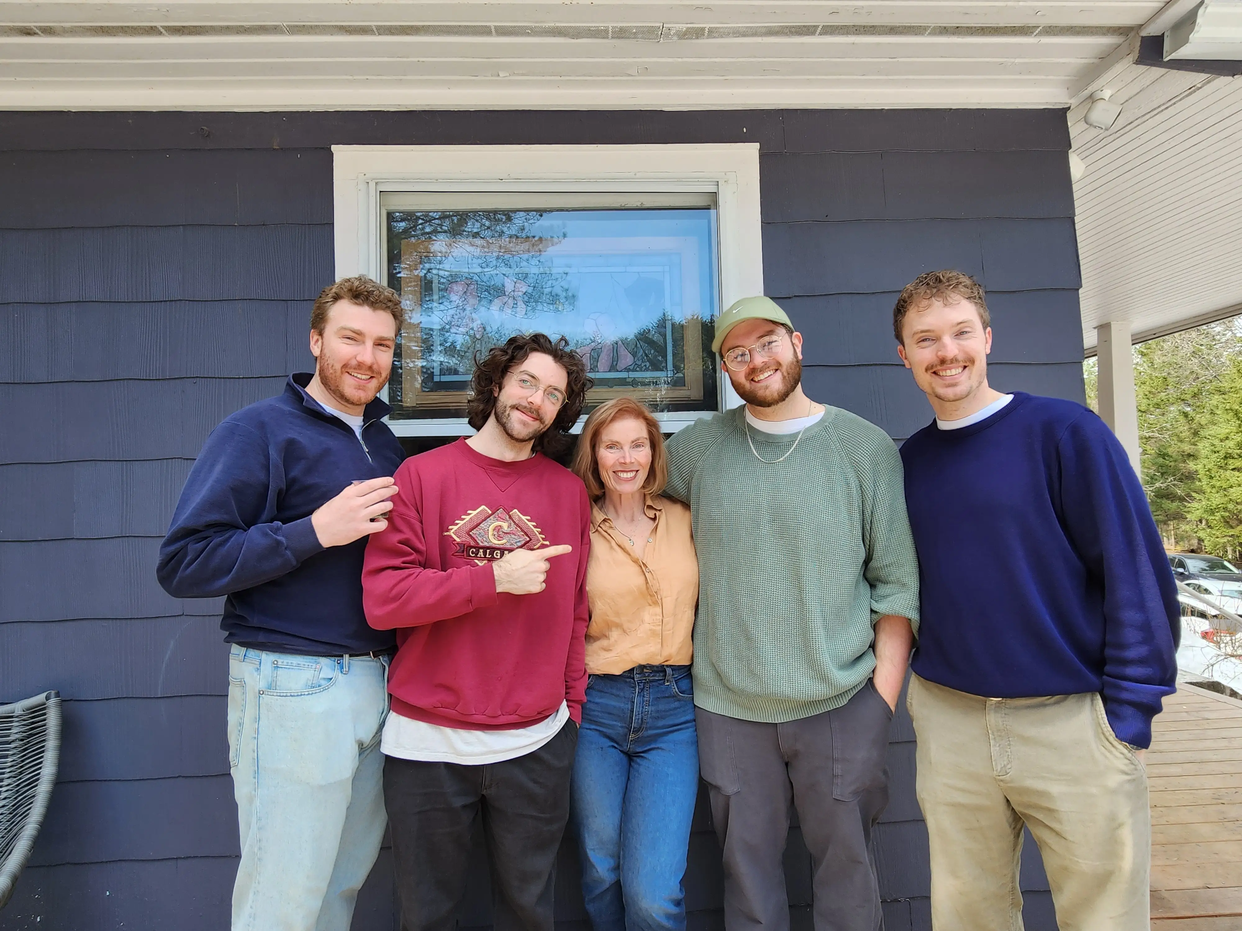 Jennifer McGuire with her four sons