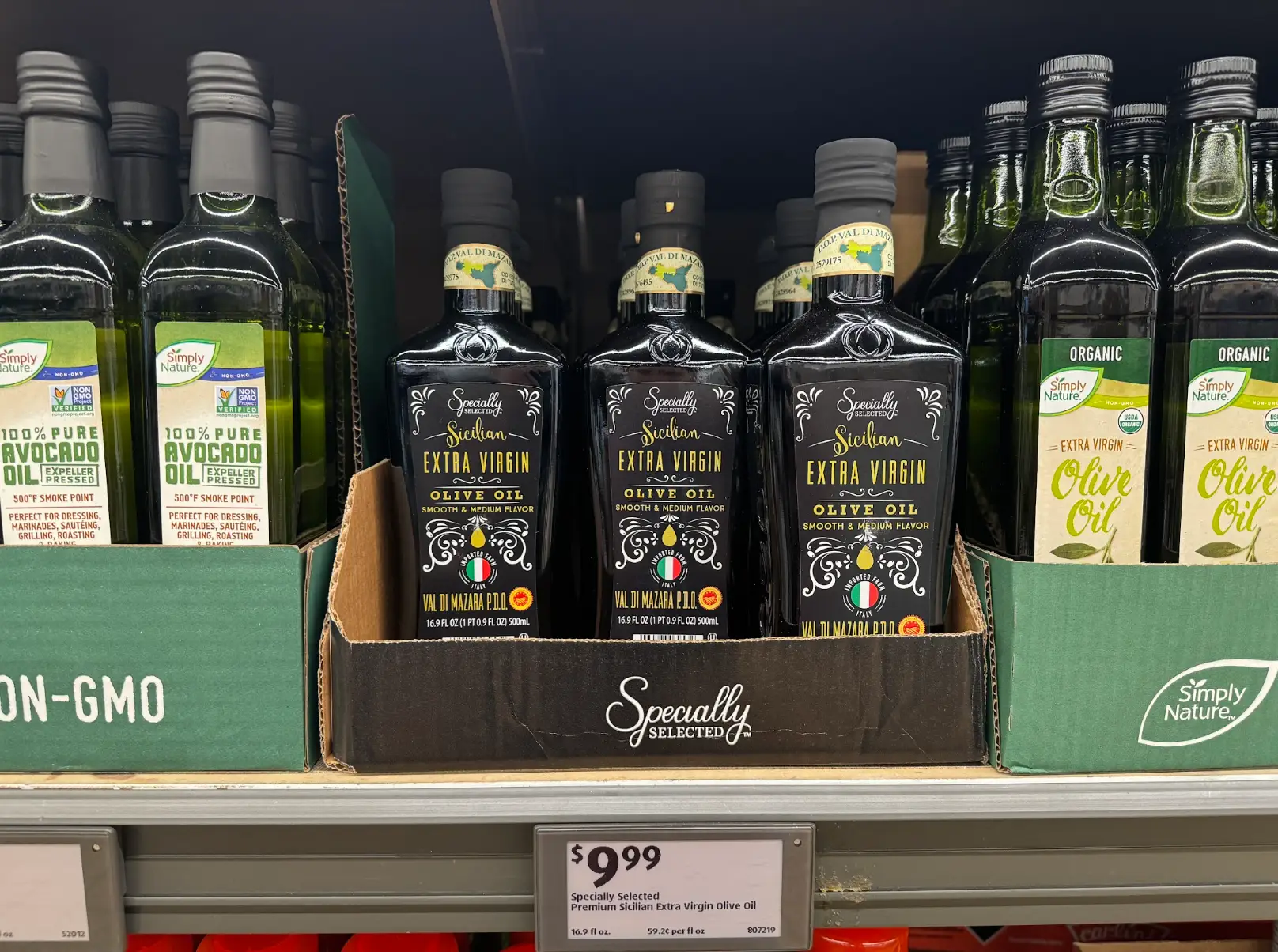 Olive oil from Aldi.
