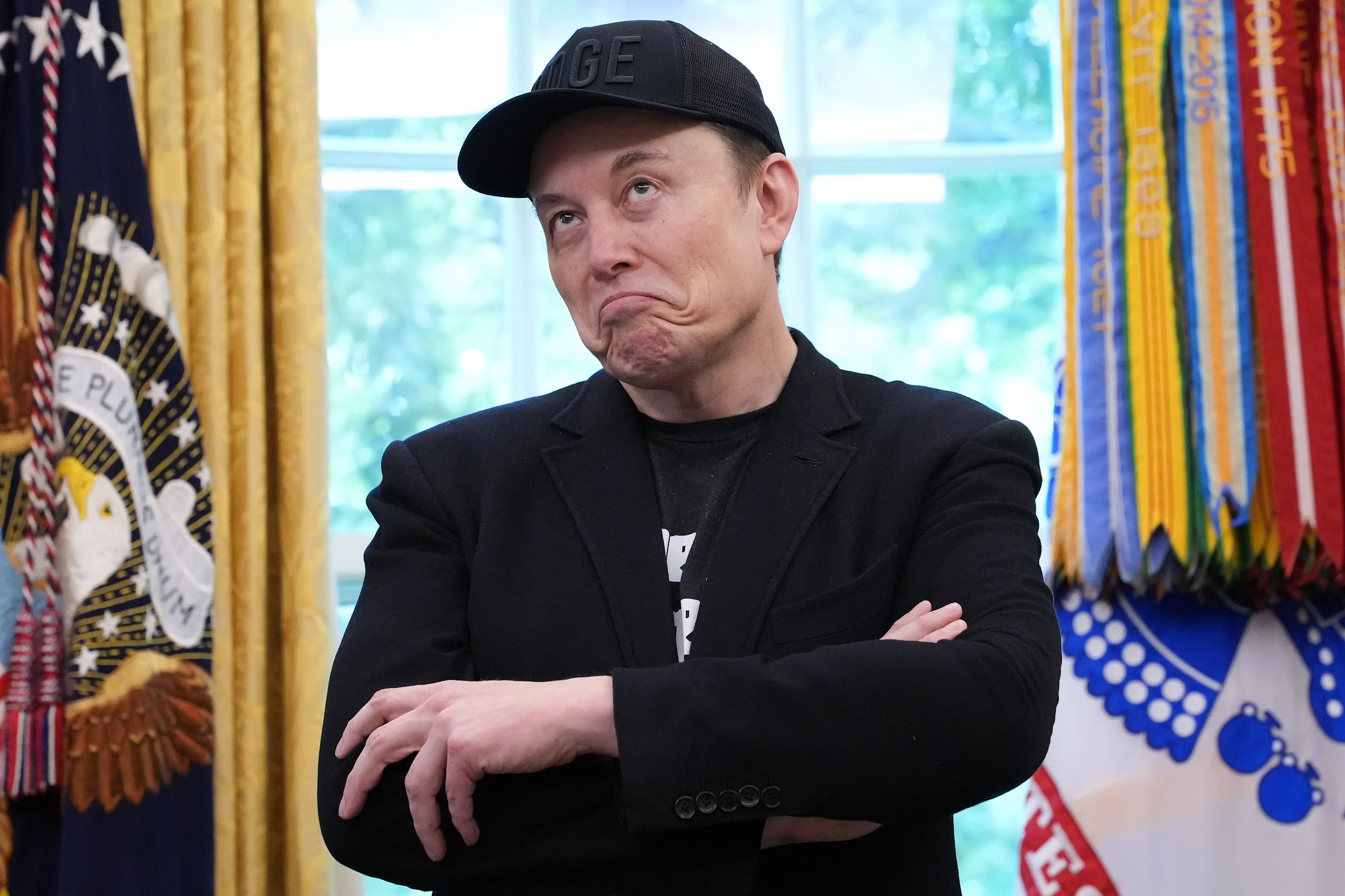 Elon Musk in Oval Office