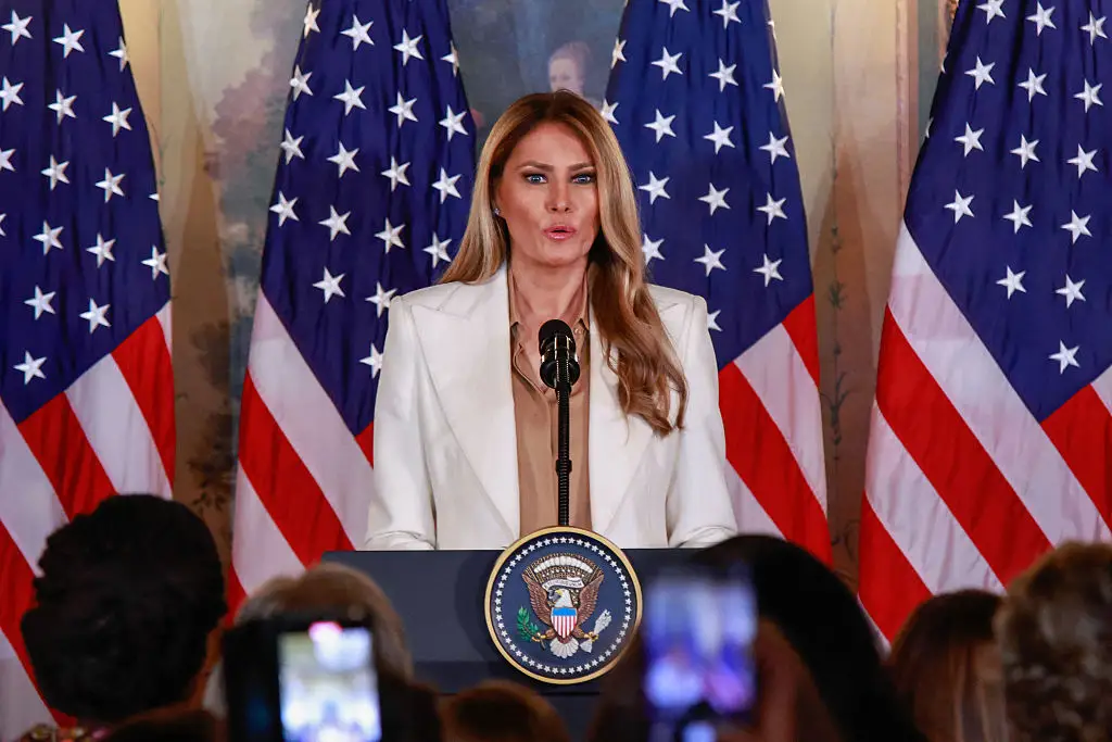 Melania Trump speaks at the UN.