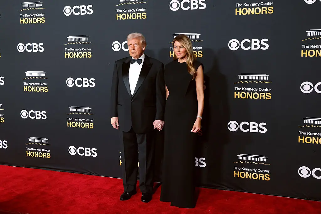 Donald Trump and Melania Trump at the Kennedy Center.