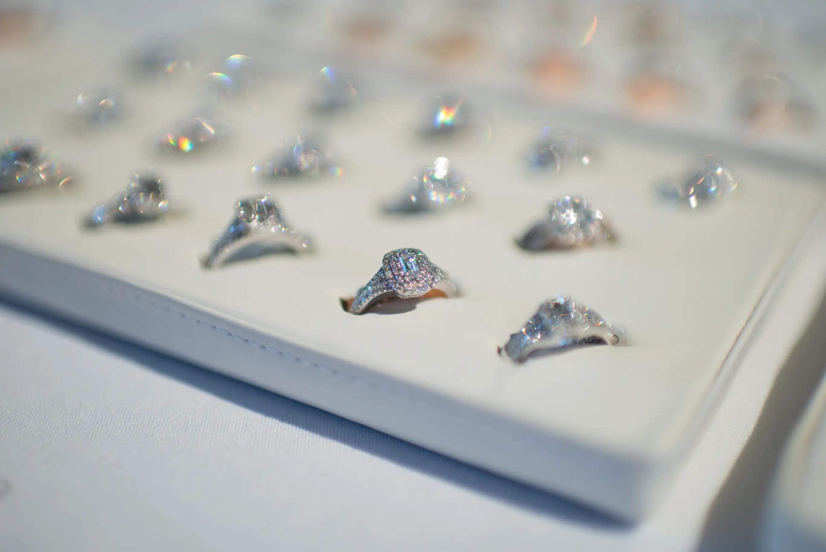 Engagement/wedding rings at Ben Garelick.