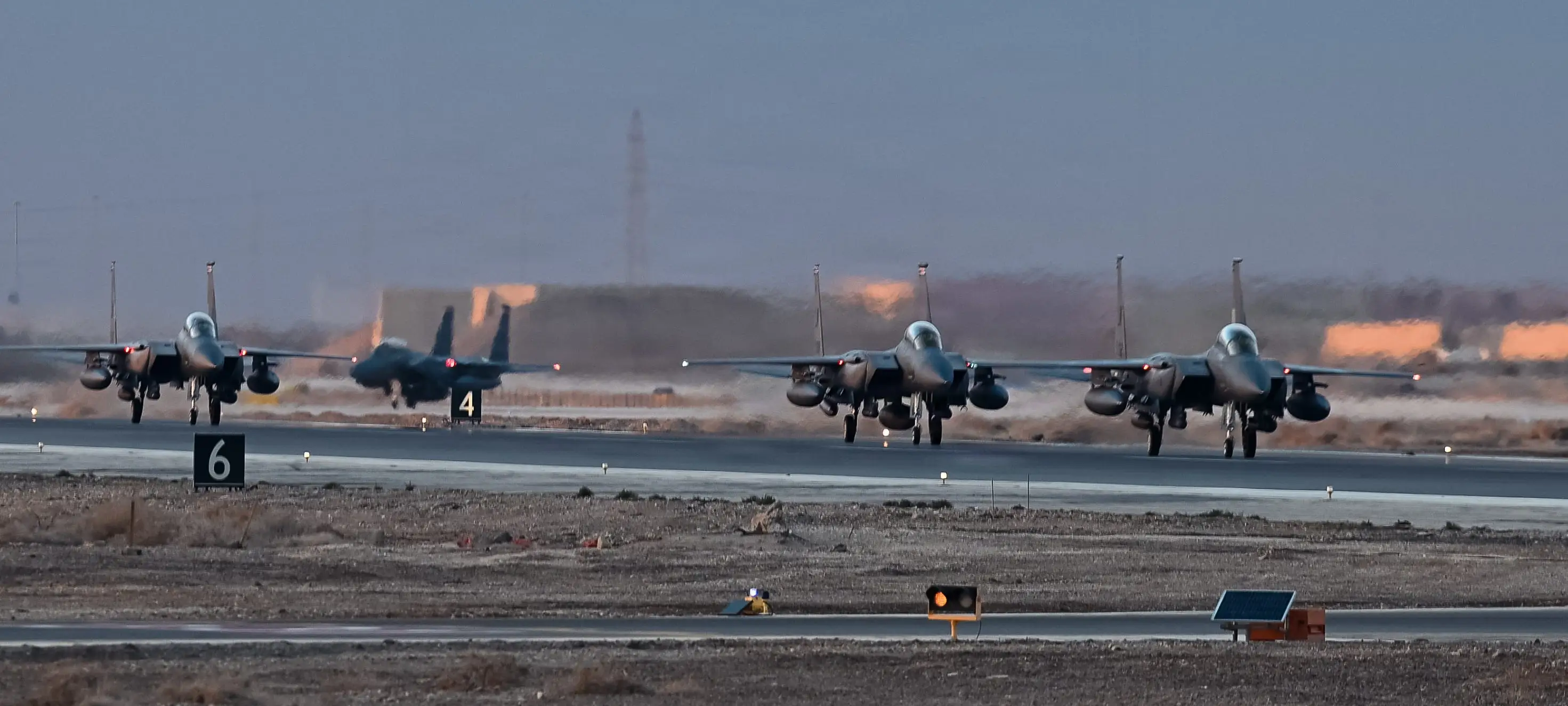 Three US Air Force F-15 jets were shot down in a friendly fire incident over Kuwait on Sunday.