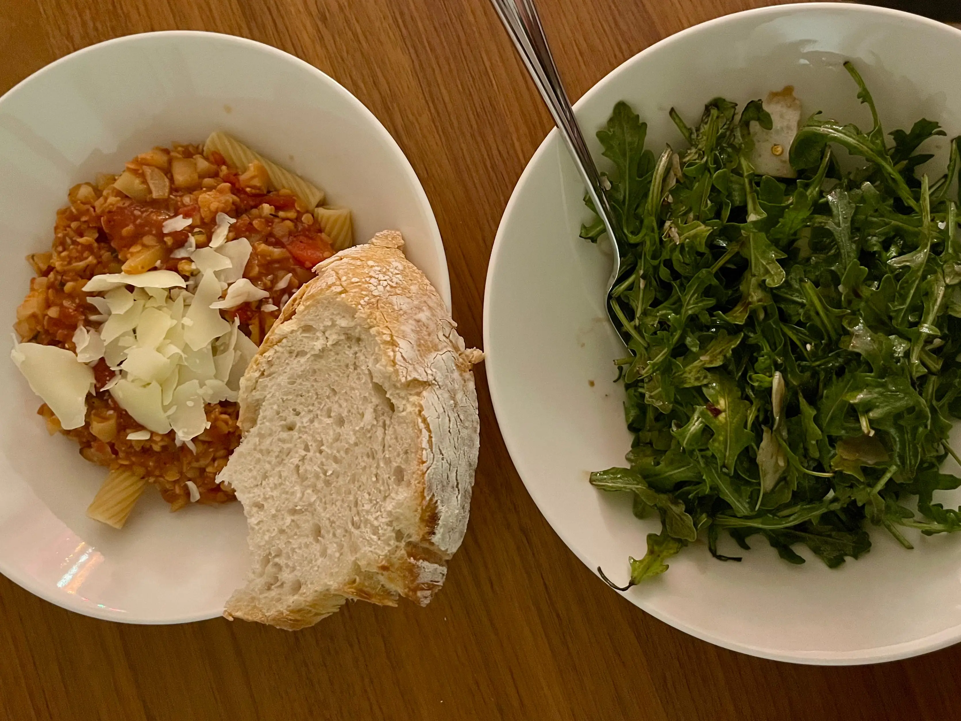 pasta + salad