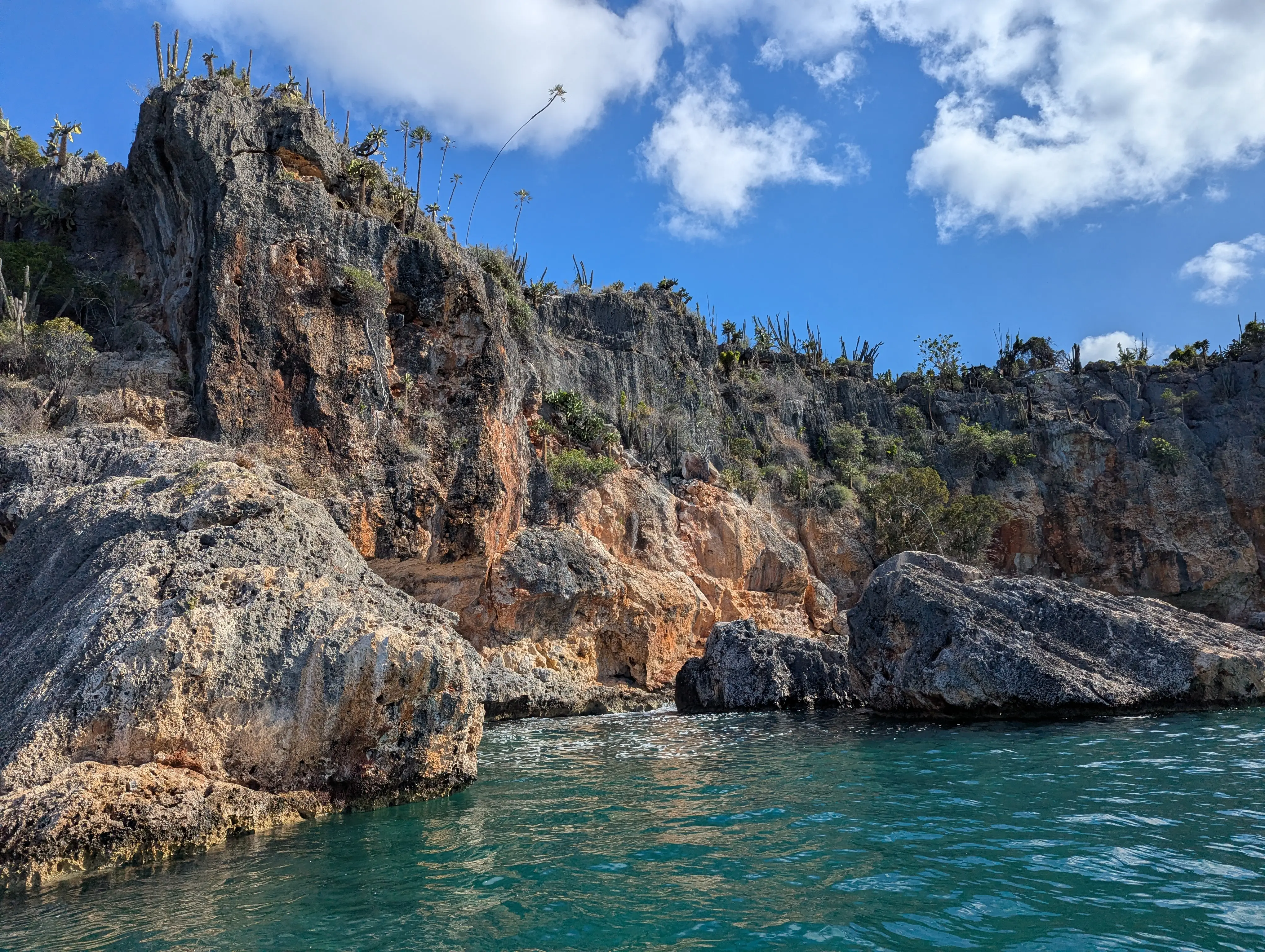 mountains overlooking water