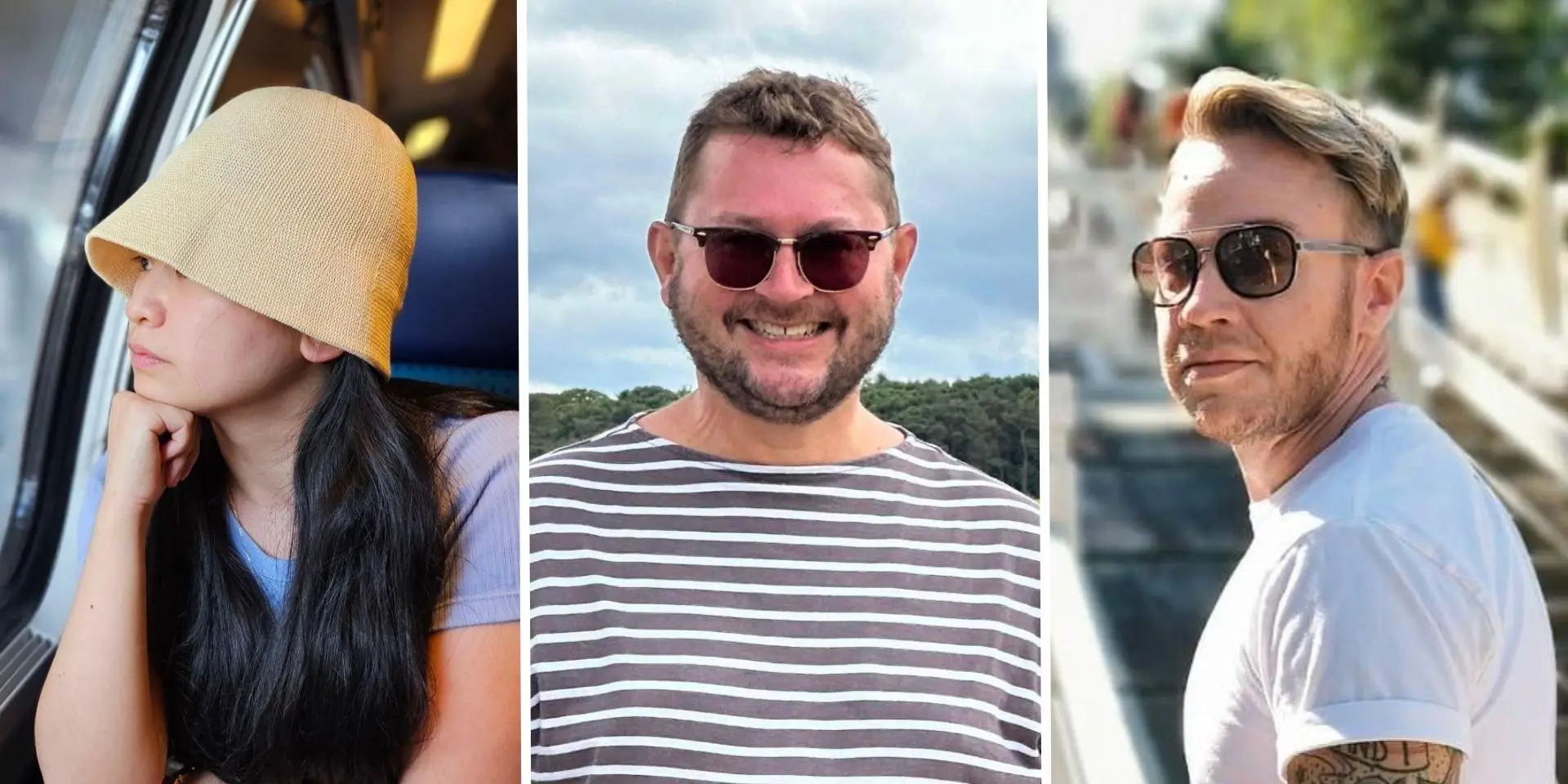 Vivienne Zhao (left); Duncan Forgan (center); Andre Neveling (right).