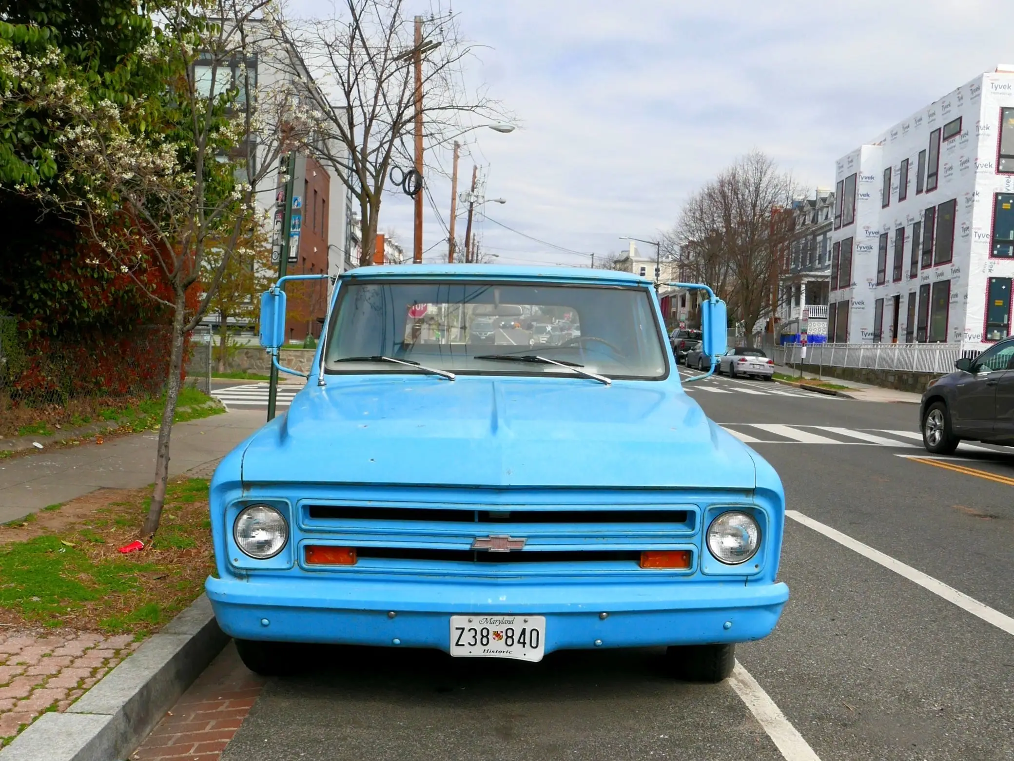 Blue truck