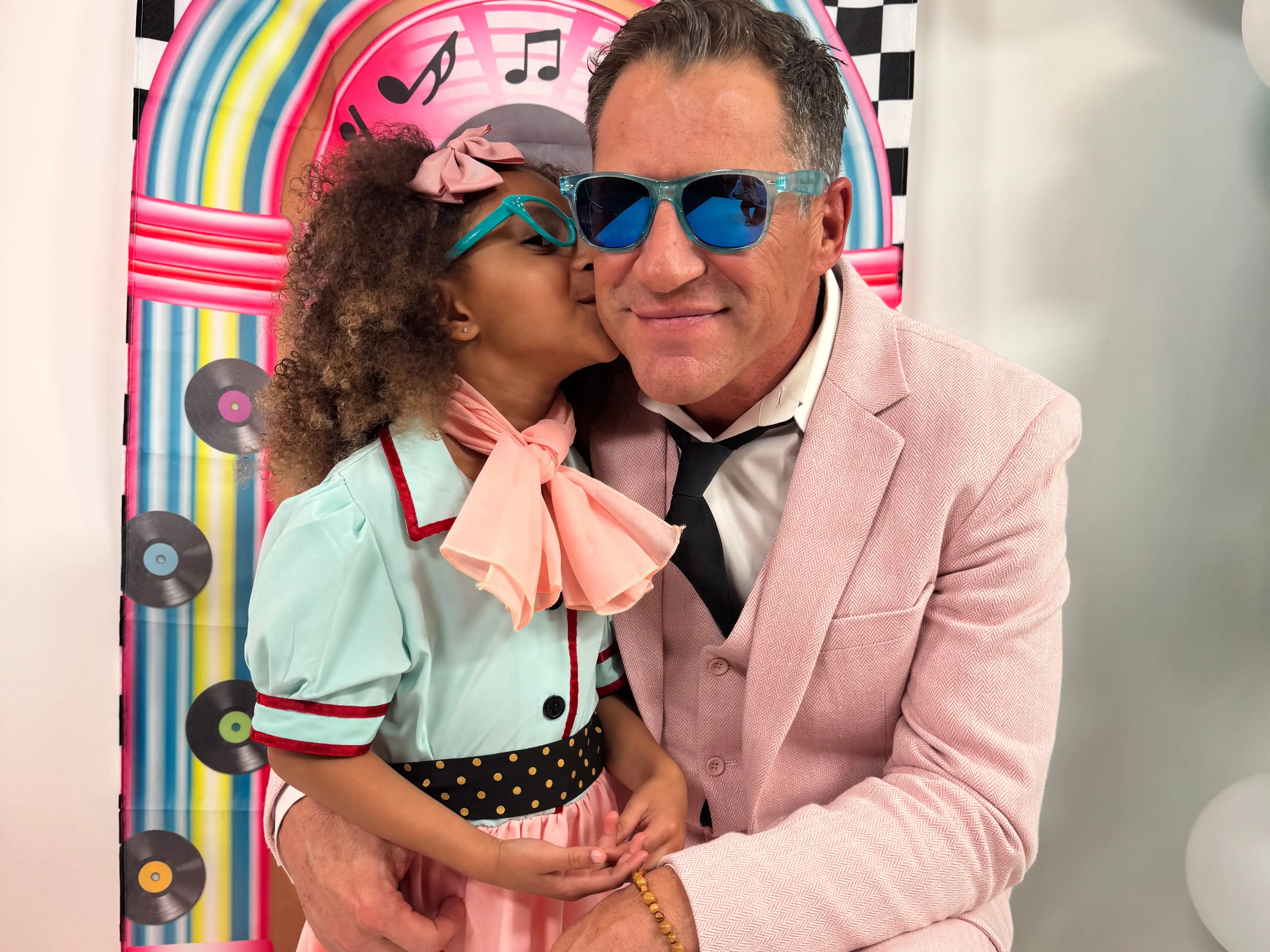 Jeff Buerger with daughter