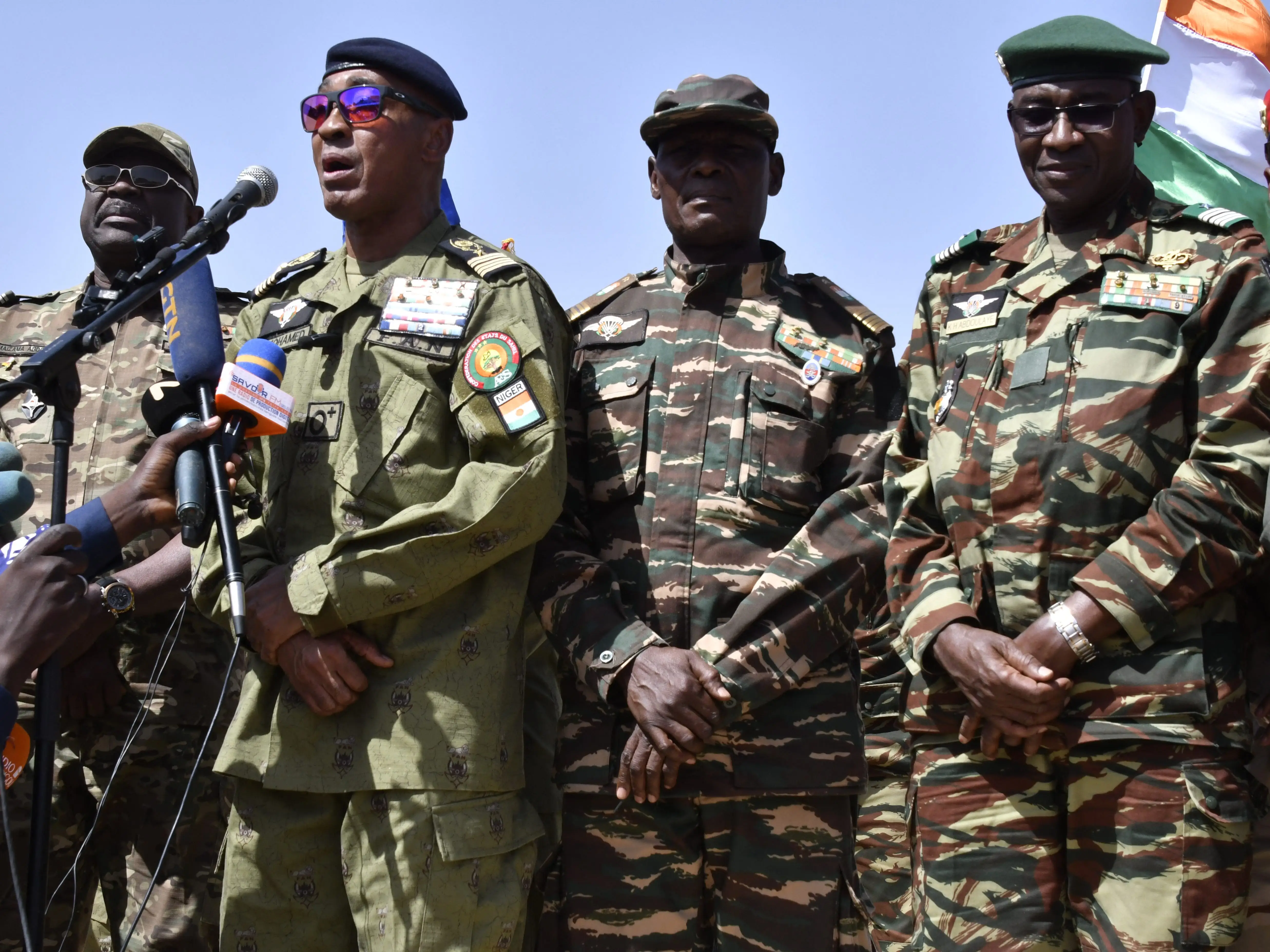 Members of the National Council for the Safeguard of the Homeland, Niger's ruling military junta.